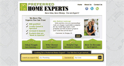 Desktop Screenshot of preferredhomeexperts.com